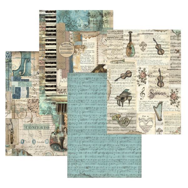 Music A4 - Stamperia