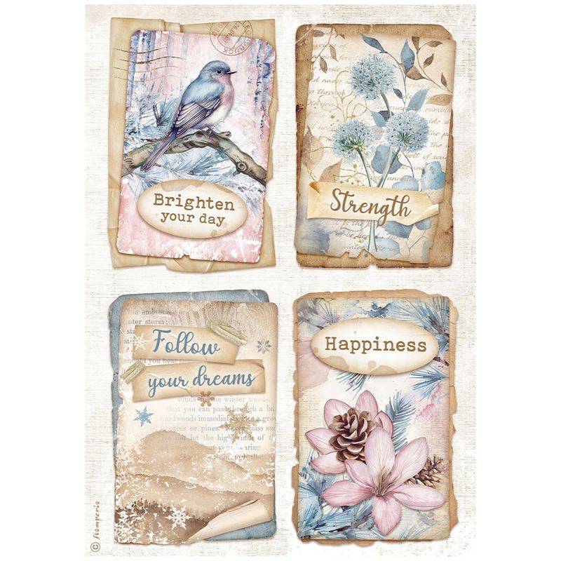 Dewdrops Selection 6pk A4 - Stamperia