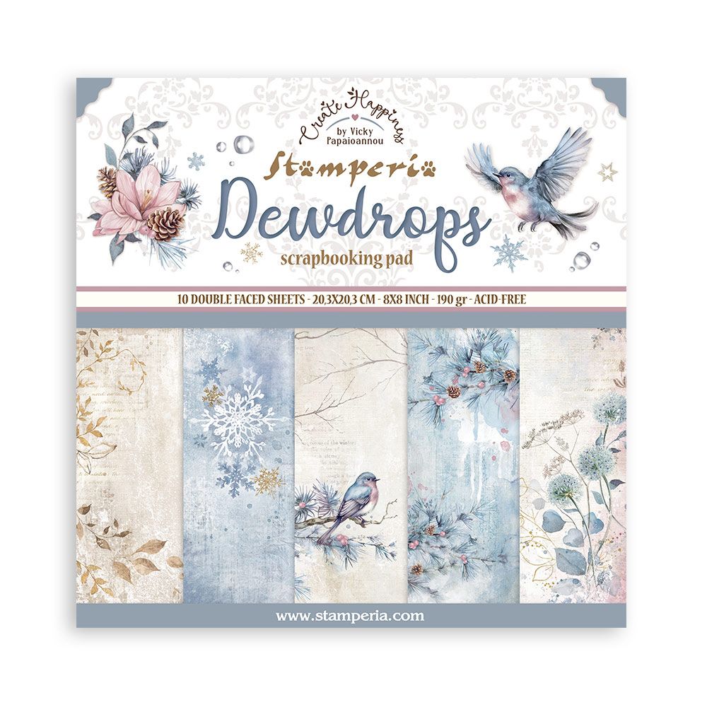 Dewdrops 8x8 - Stamperia