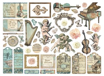 Music Die Cuts - Stamperia