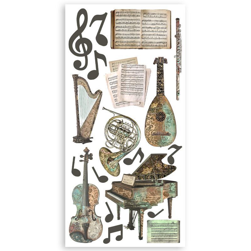 Music Paper Cut-Outs - Stamperia