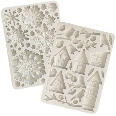 Dewdrops A5 Silicone Mold - Stamperia