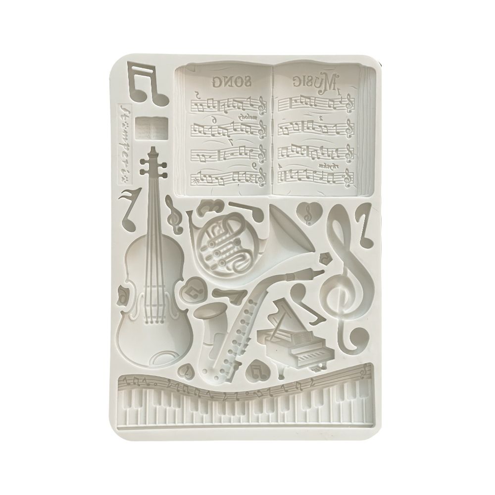 Music A5 Silicone Mold - Stamperia