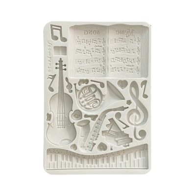 Music A5 Silicone Mold - Stamperia