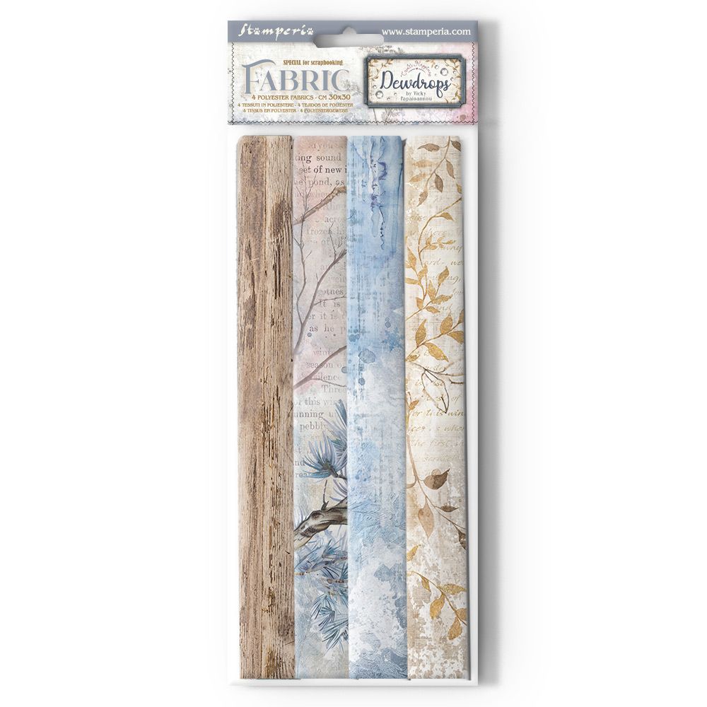 Dewdrops - Stamperia Fabric Sheets