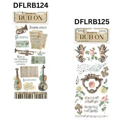 Music - Stamperia Rub Ons