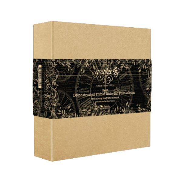 Deconstructed Trifold Waterfall Folio Album - Kraft- Graphic 45 Staples