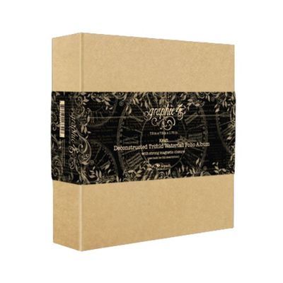 Deconstructed Trifold Waterfall Folio Album - Kraft- Graphic 45 Staples