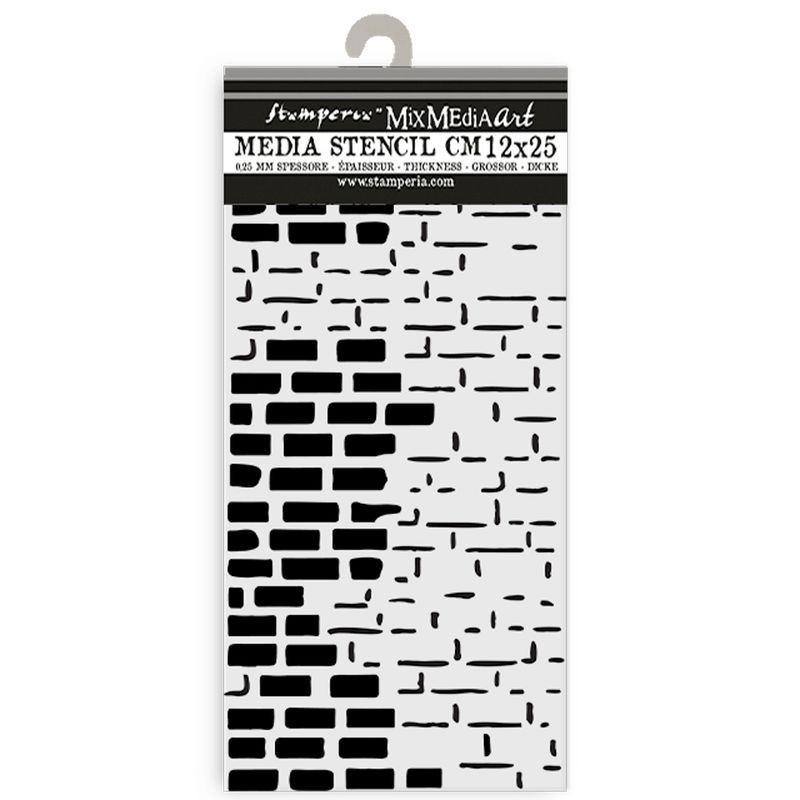 Art of Traveling Bricks Stencil - Stamperia