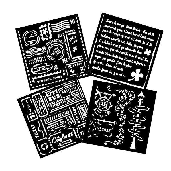 Art of Traveling Stencils - Stamperia