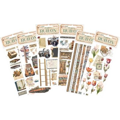 Art of Traveling - Stamperia Rub Ons
