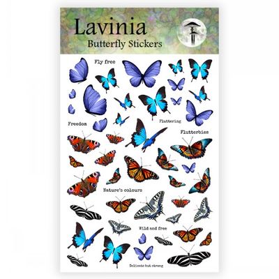 Butterfly Stickers - Lavinia Stamps