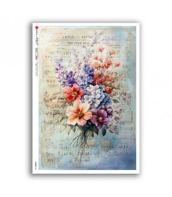 Flowers-0437 A4 - Paper Designs