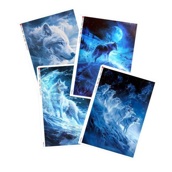 Wolf A4 - Paper Designs