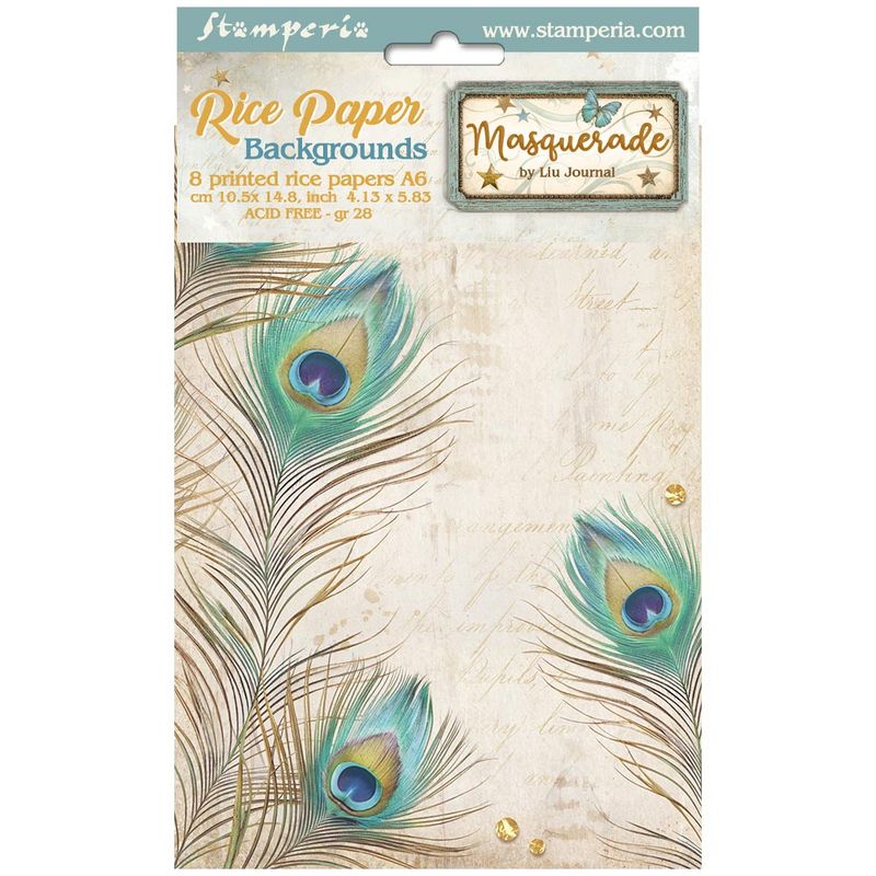 Masquerade Selection 8pk A6 - Stamperia