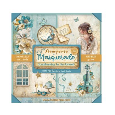 Masquerade XL 12x12 - Stamperia