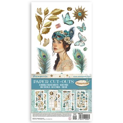 Masquerade Paper Cut-Outs - Stamperia