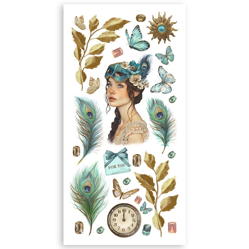Masquerade Paper Cut-Outs - Stamperia / LAST CHANCE
