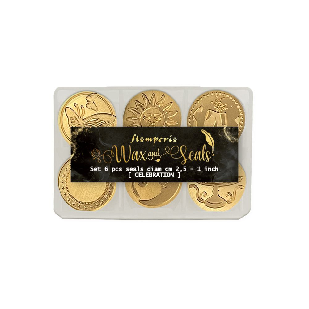 Wax Seal Set- Stamperia Celebration Seal Set