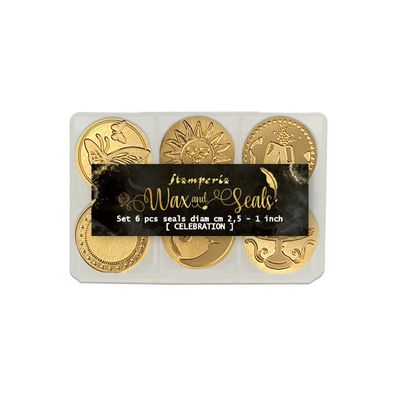Wax Seal Set- Stamperia Celebration Seal Set
