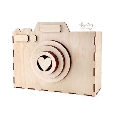 Camera Box Woodies - Mintay Papers