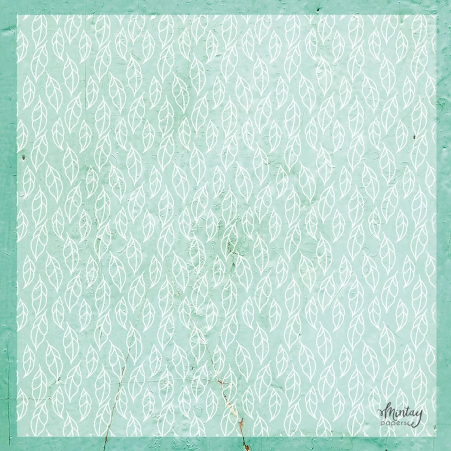 Leaves 2 Decorative Vellum 12x12 - Mintay Papers