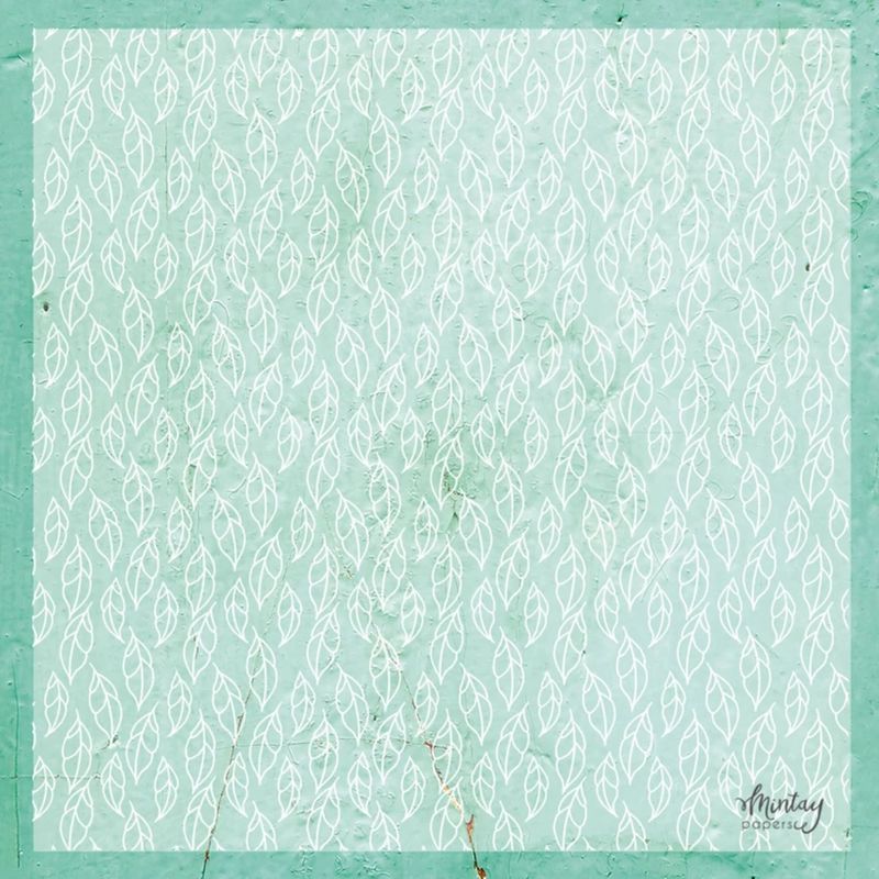 Leaves 2 Decorative Vellum 12x12 - Mintay Papers
