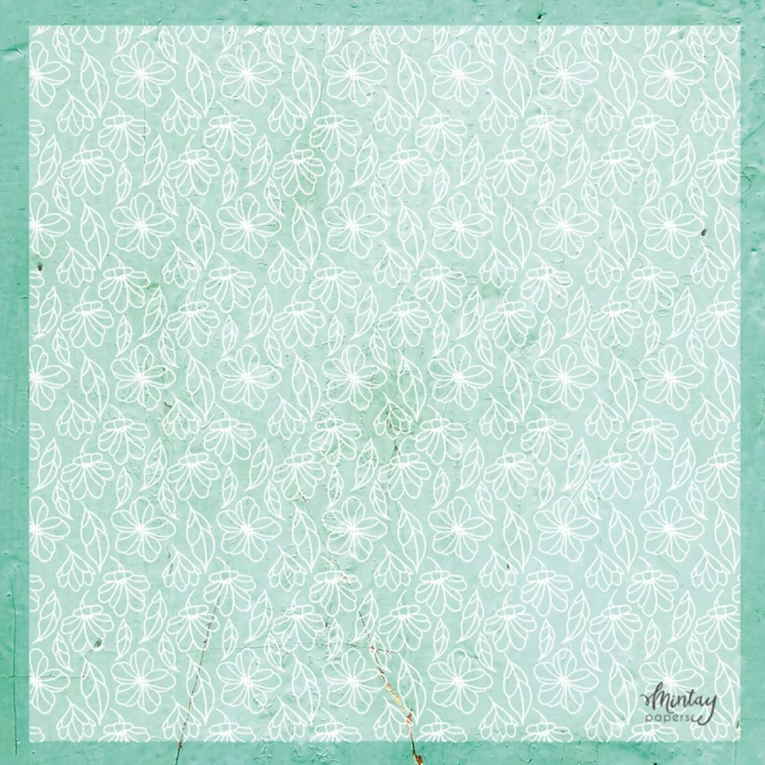 Leaves 2 Decorative Vellum 12x12 - Mintay Papers