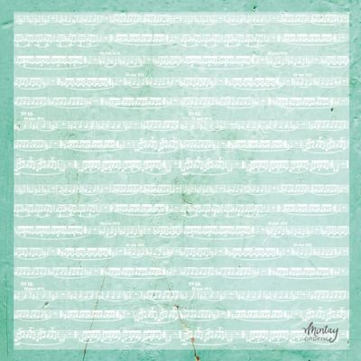 Music Decorative Vellum 12x12 - Mintay Papers