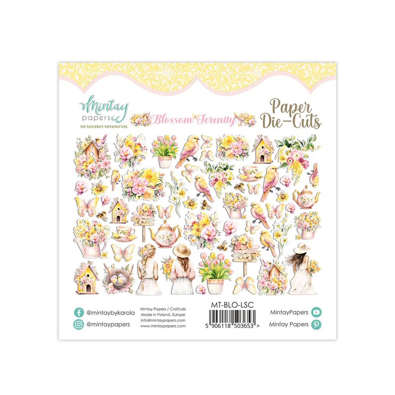 Blossom Serenity Die Cuts - Mintay Papers