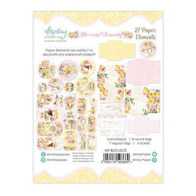 Blossom Serenity Elements - Mintay Papers