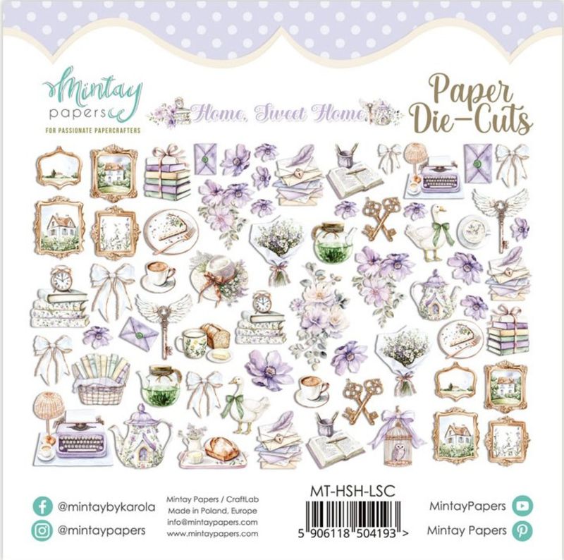 Home Sweet Home Die Cuts - Mintay Papers