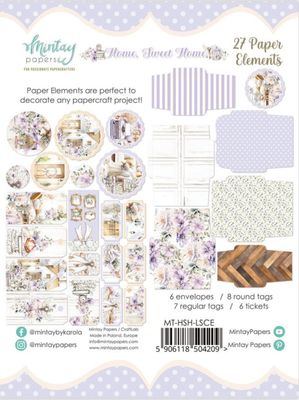 Home Sweet Home Elements - Mintay Papers