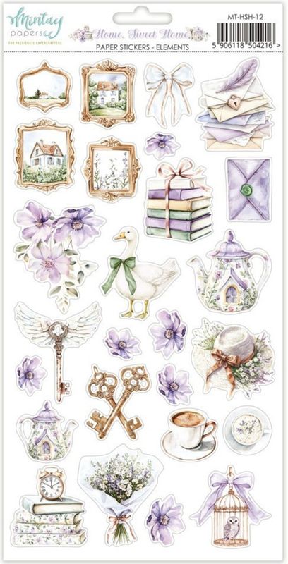Home Sweet Home Stickers - Mintay Papers