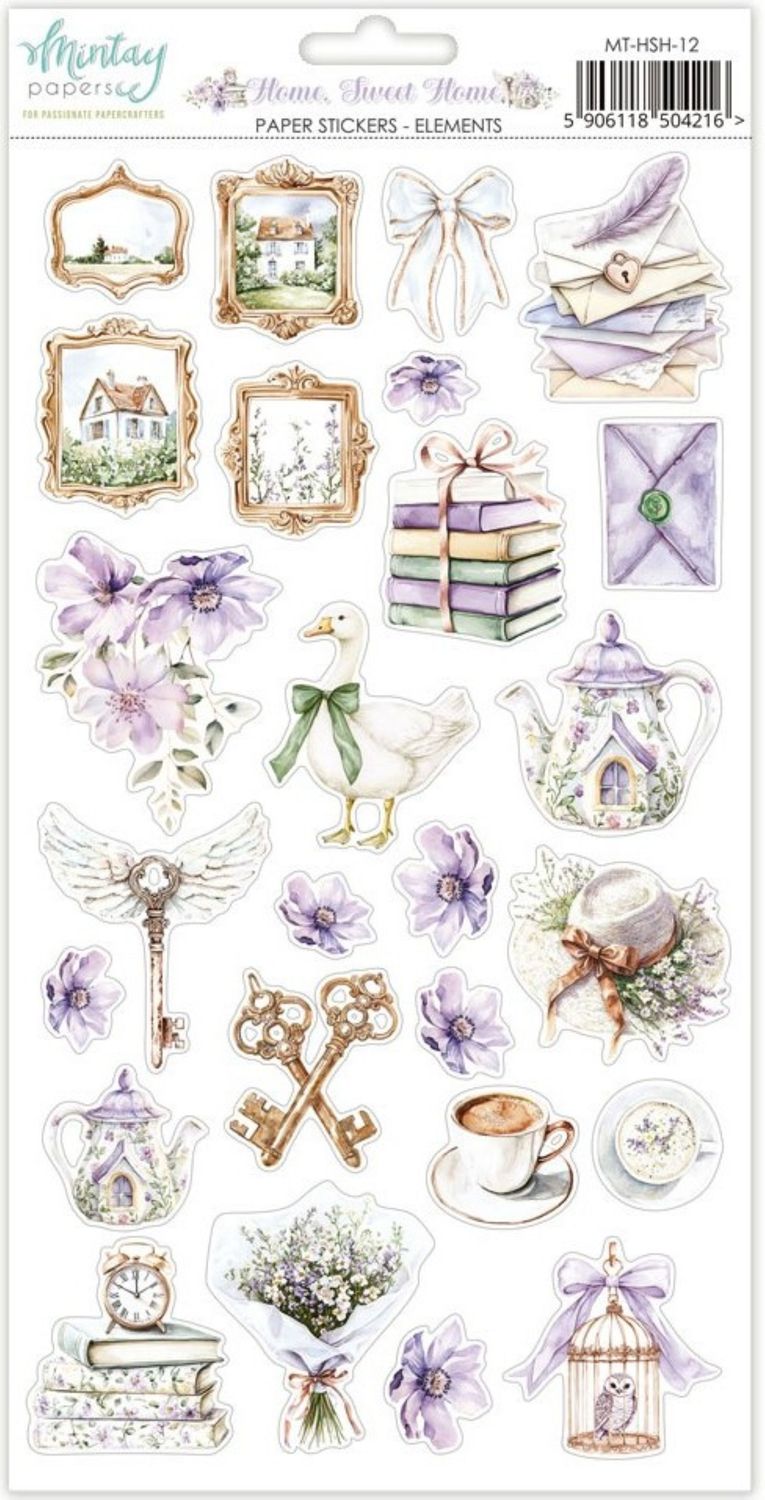 Home Sweet Home Stickers - Mintay Papers, Style: Elements