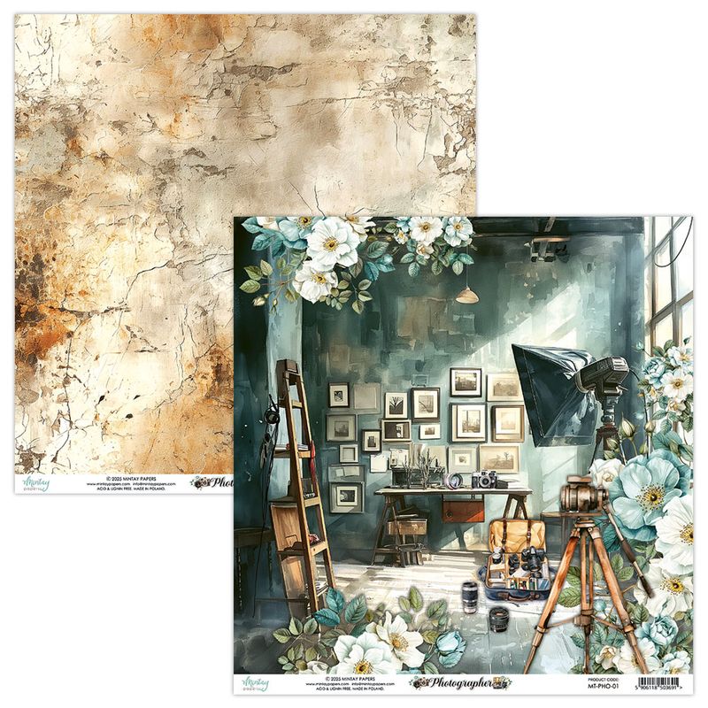 Photographer 12x12 - Mintay Papers