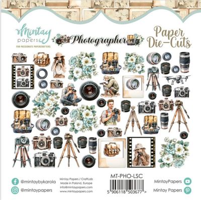 Photographer Die Cuts - Mintay Papers