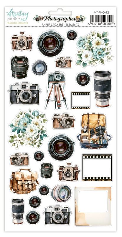 Photographer Stickers - Mintay Papers
