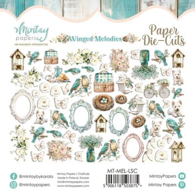 Winged Melodies Die Cuts - Mintay Papers
