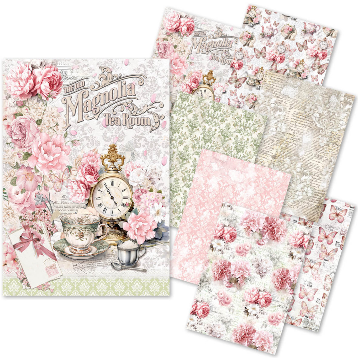 Timeless Moments A5 Mixed Rice Paper 8/pkg - Ciao Bella
