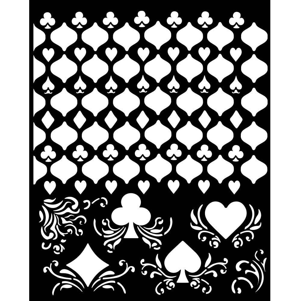 Master of Magic Stencils - Stamperia, Style: Cards Pattern