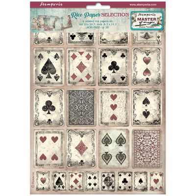 Master of Magic Selection 6pk A4 - Stamperia