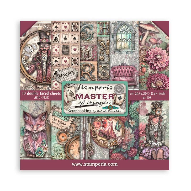 Master of Magic 8x8 - Stamperia
