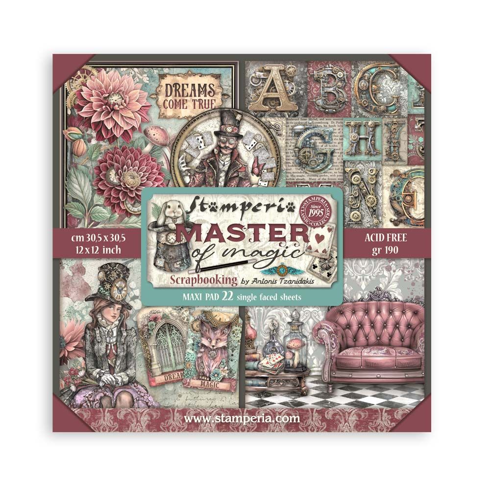 Master of Magic XL 12x12 - Stamperia