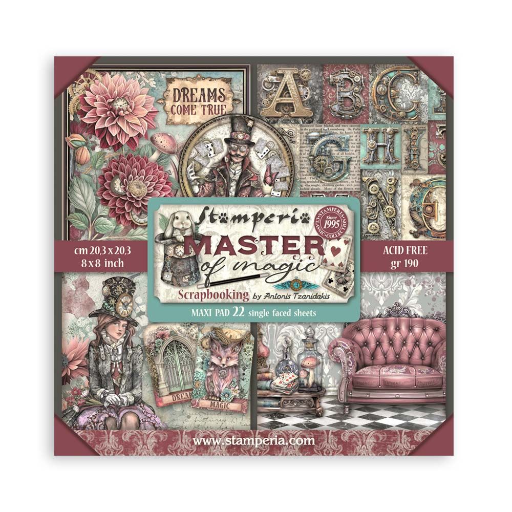 Master of Magic XL 8x8 - Stamperia