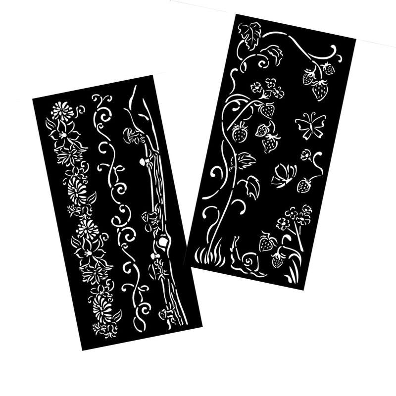 Hidden Grove Stencils - Stamperia