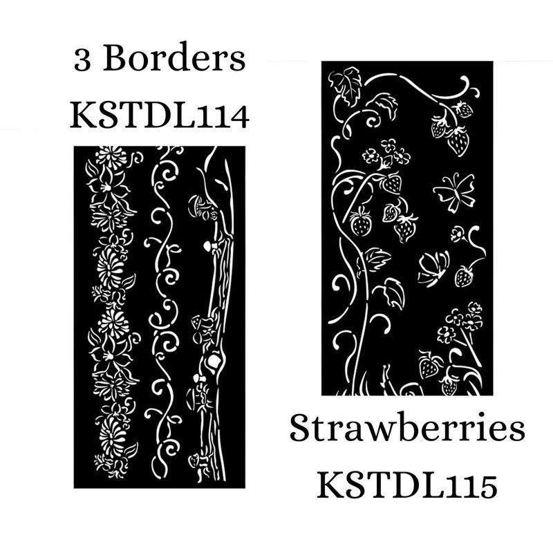 Hidden Grove Stencils - Stamperia