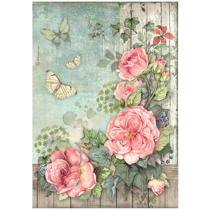 House of Roses Selection 6pk A4 - Stamperia