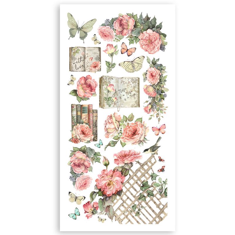 House of Roses Paper Cut-Outs - Stamperia