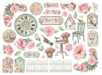 House of Roses Die Cuts - Stamperia